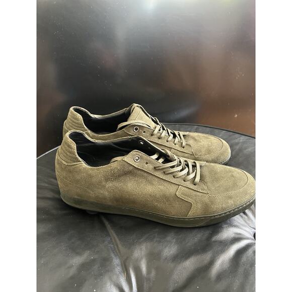 Lavati Boots Green Italian Leather Sneakers Size 44 main image 6